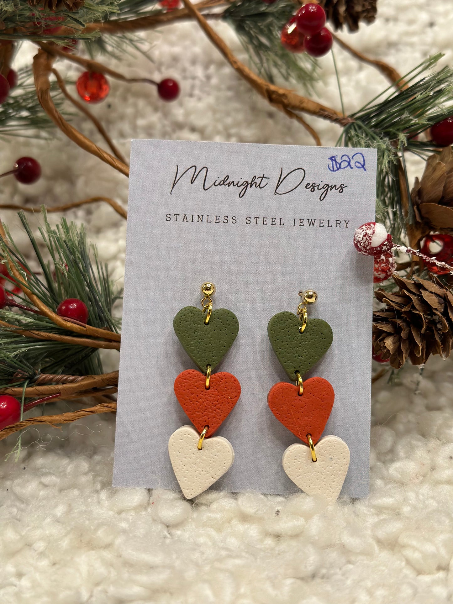 Triple Heart Dangles